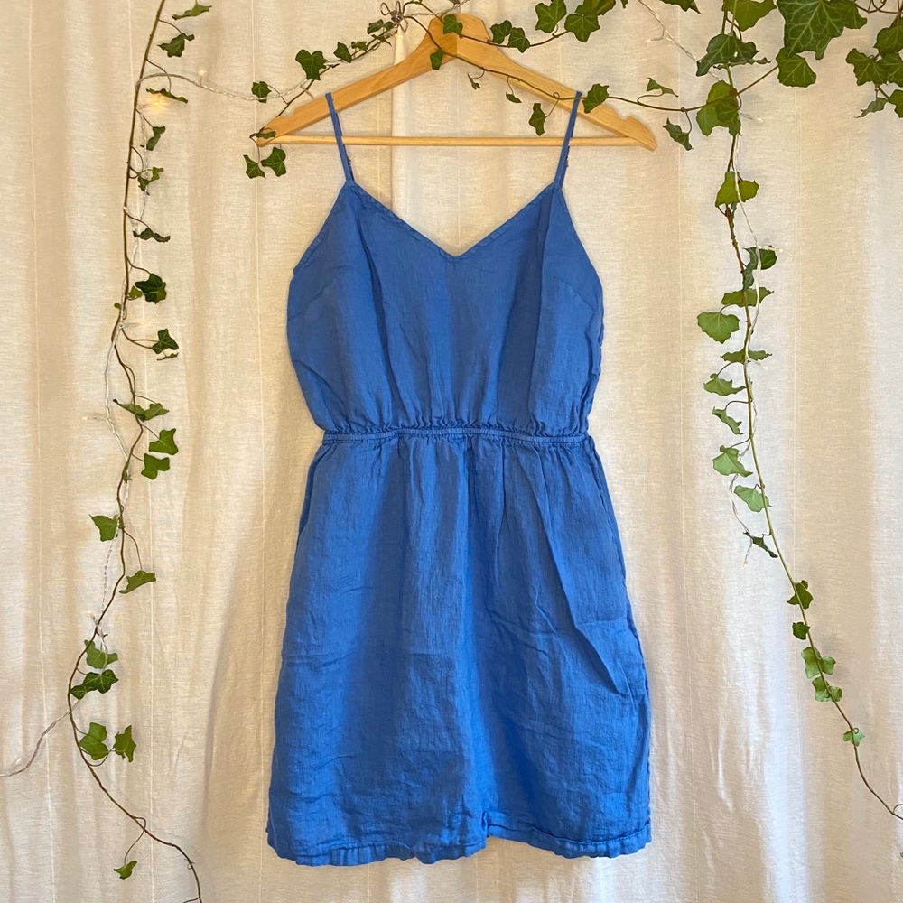 🌼J Crew Linen Cami Mini Summer Dress🌼